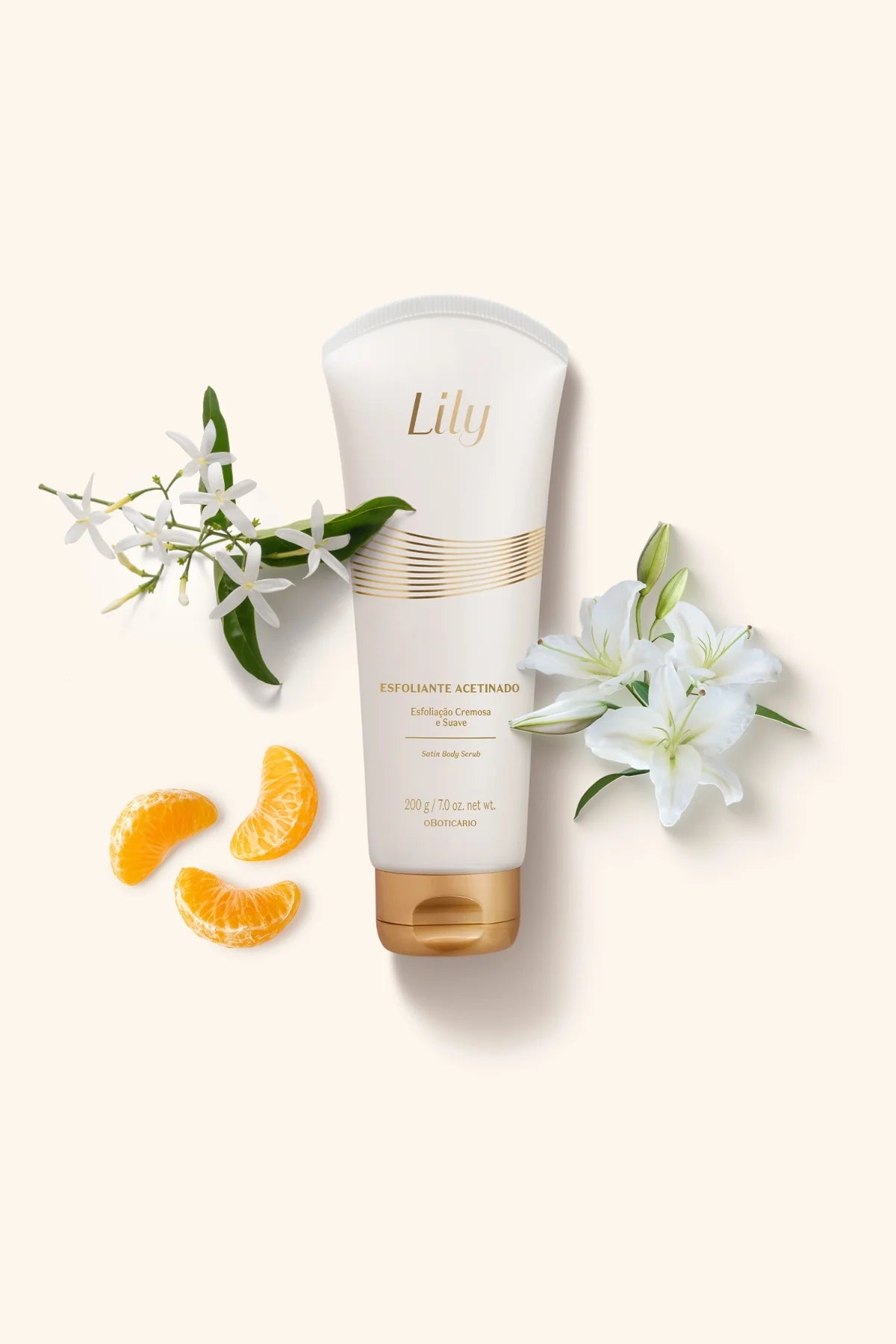 Lily Satin Velvet Body Scrub - 200g