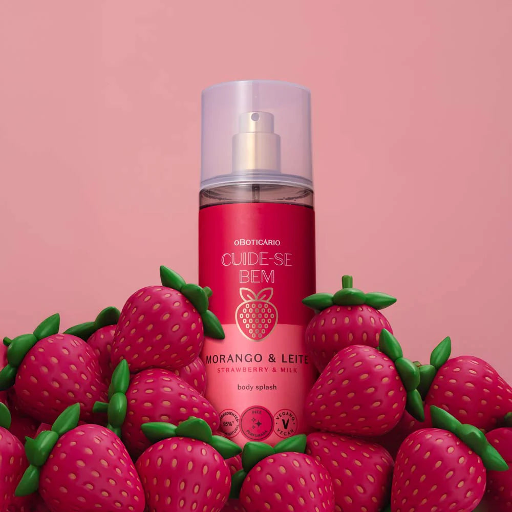 Body Splash Take Care Strawberry and Milk 200ml