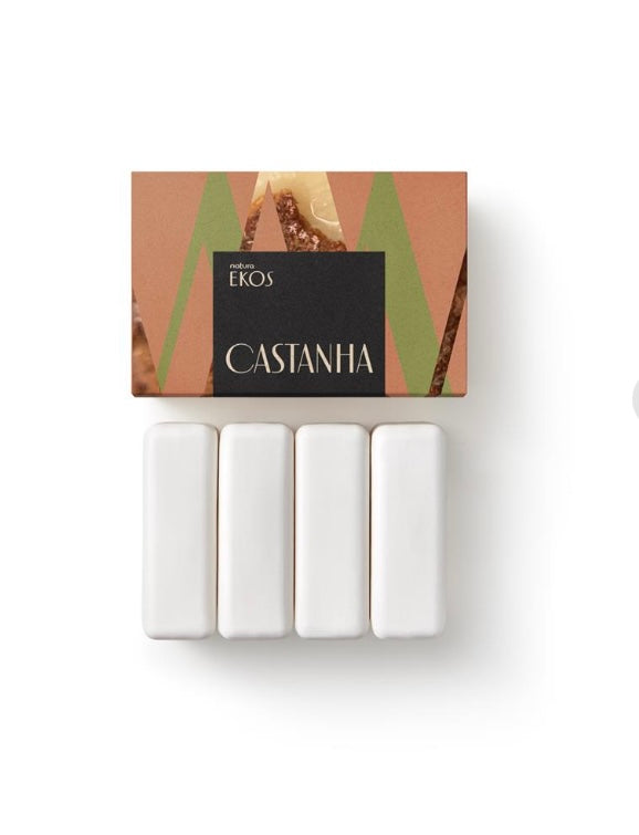 CASTANHA CREAMY SOAP SETS - EKOS - 4X100G