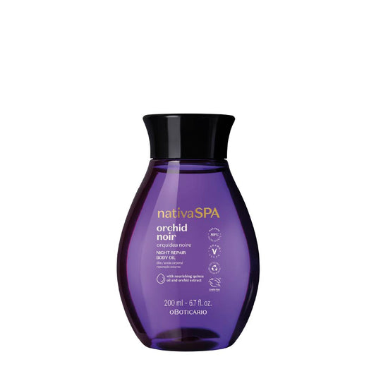 Nativa Spa Orquídea Noire Moisturizing Body Oil, 200ml