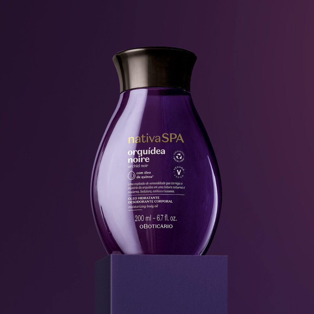 Nativa Spa Orquídea Noire Moisturizing Body Oil, 200ml