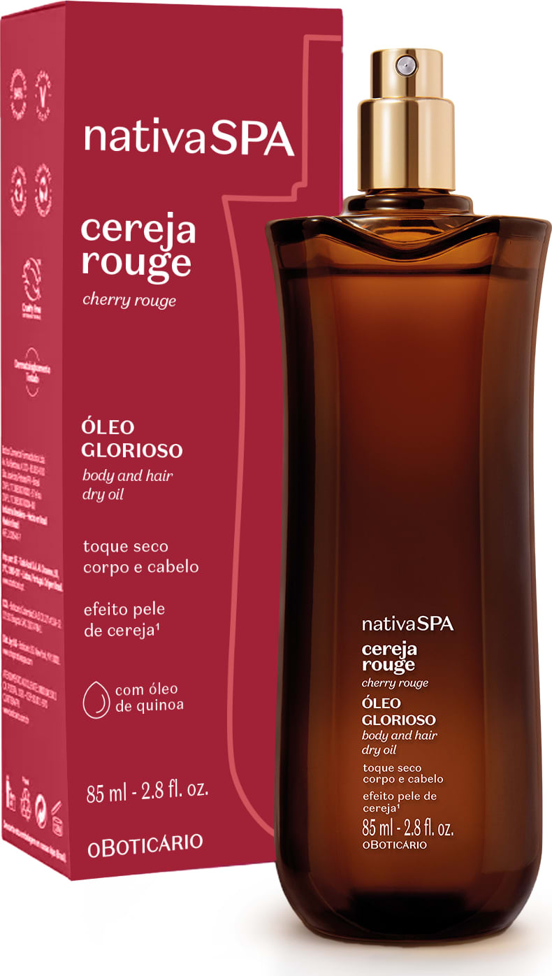 Nativa SPA Cereja Rouge Glorious Multifunctional Oil – Limited Edition – 85ml