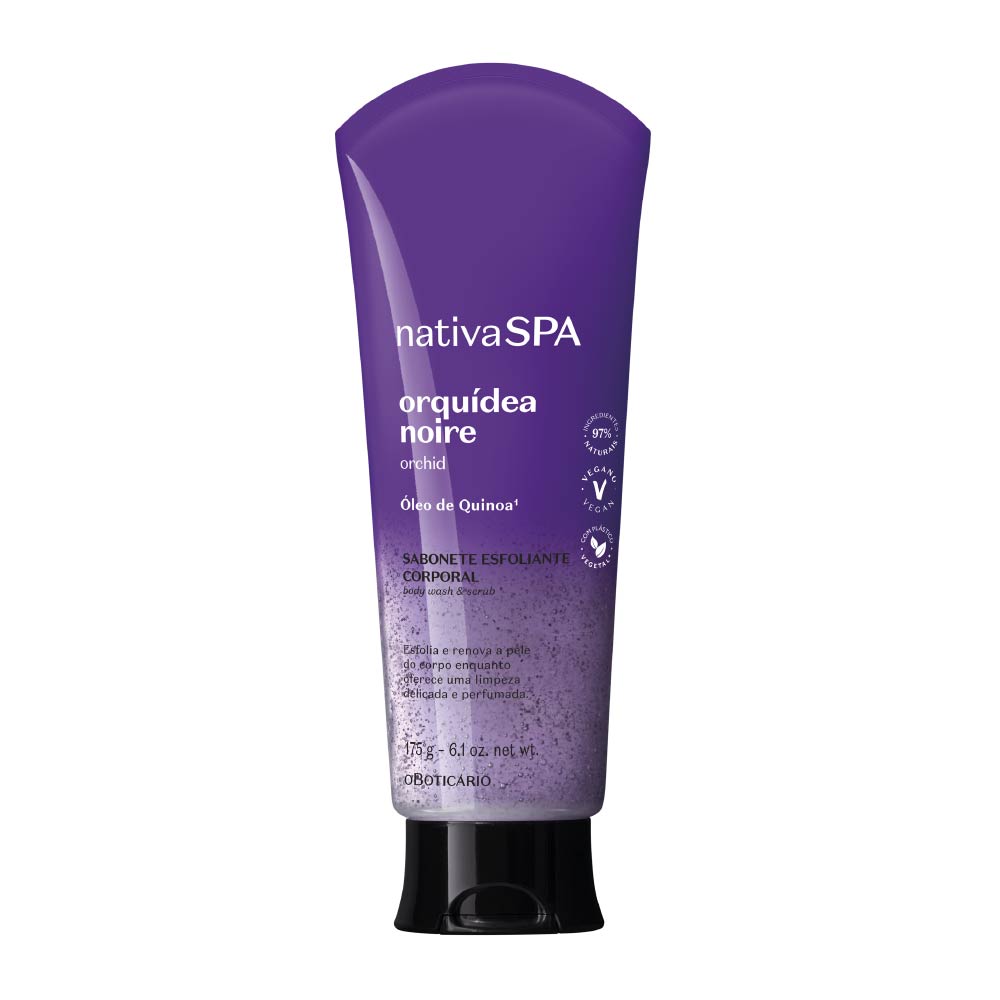 Nativa SPA Orchidée Noire Exfoliating Body Wash - 175ml