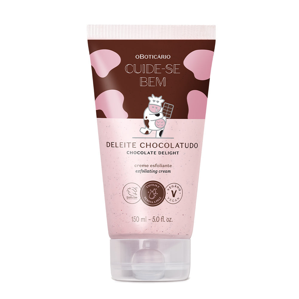 Cuide-se Bem Chocolate Delight Body Scrub Cream 150ml