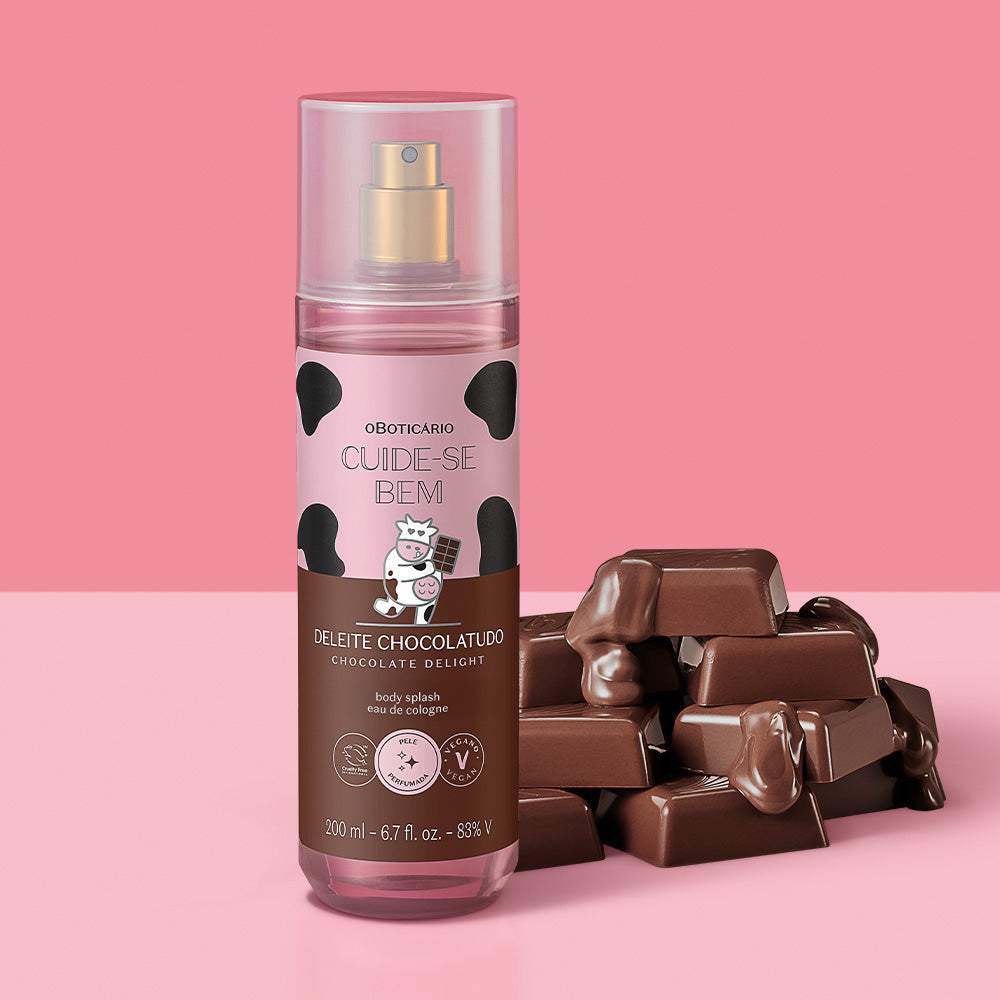 Cuide-se Bem Delight Chocolate Delight Body Splash, 200ml