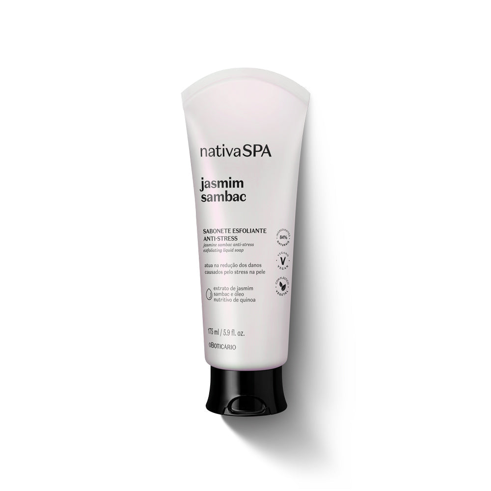 Nativa Spa Jasmine Sambac Exfoliating Liquid Soap, 175ml