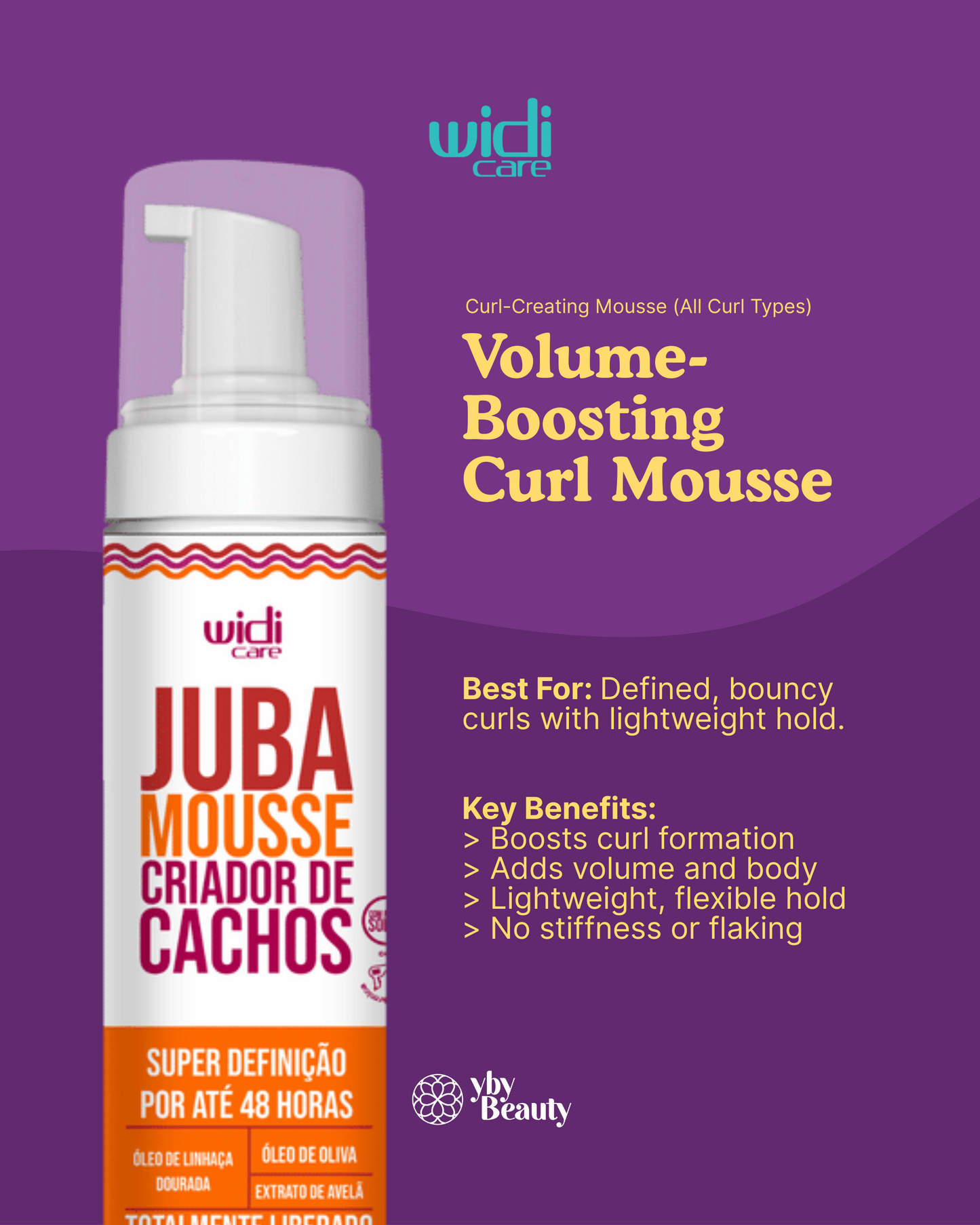 Widi Care Curl-Juba Creating Mousse – 200 ml