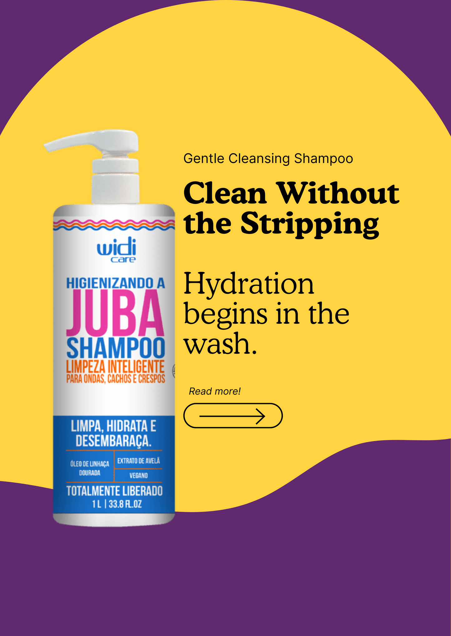 Widi Care Higienizando a Juba Shampoo – 500ml