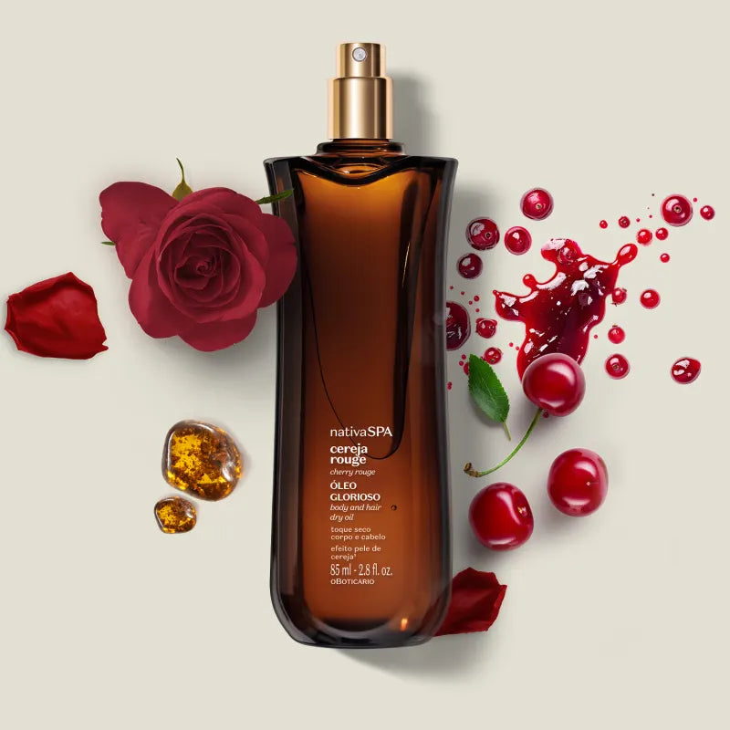 Nativa SPA Cereja Rouge Glorious Multifunctional Oil – Limited Edition – 85ml