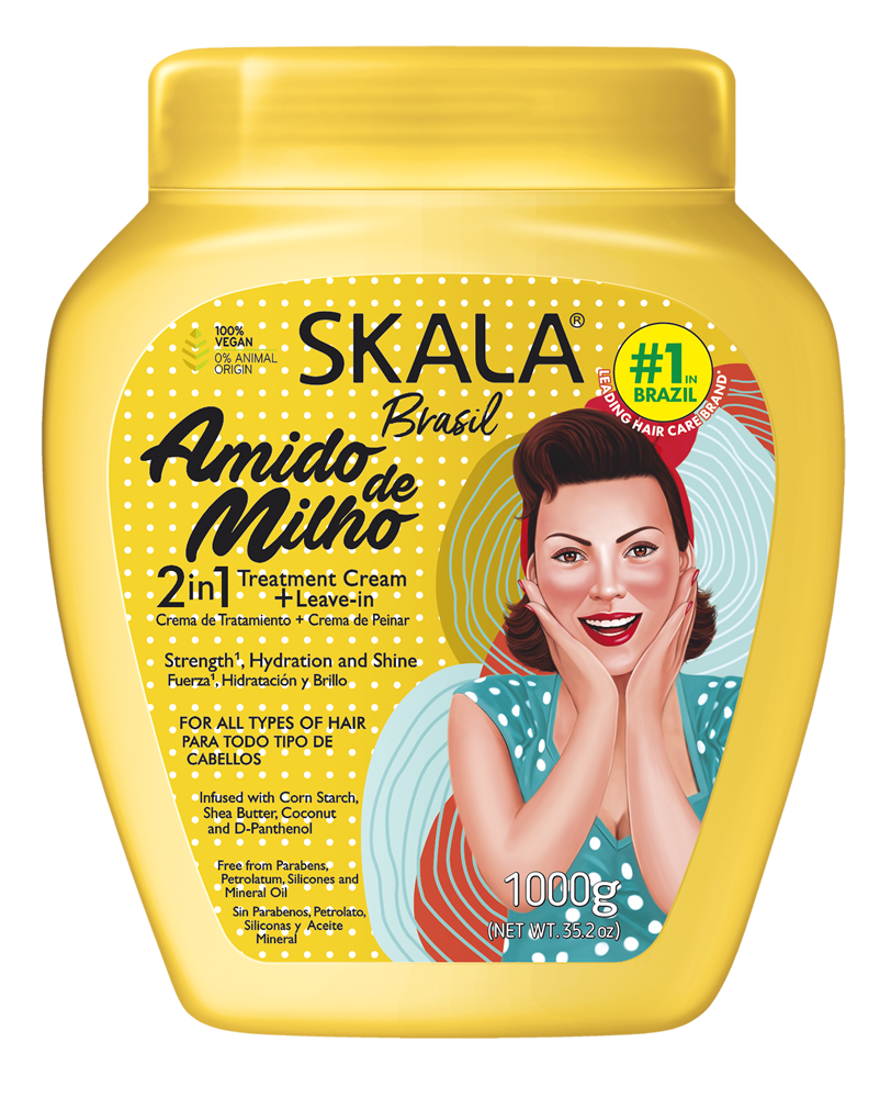 Skala Cosmetics "Amido de Milho" Moisturizing Cream - 1kg