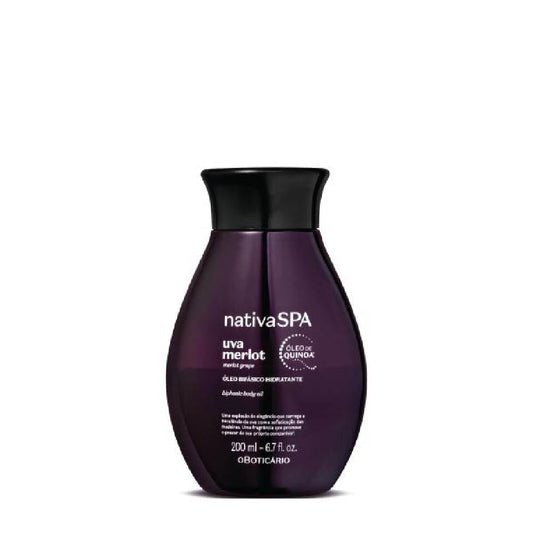 Nativa Spa Merlot Grape Biphasic Moisturizing Body Oil, 200ml