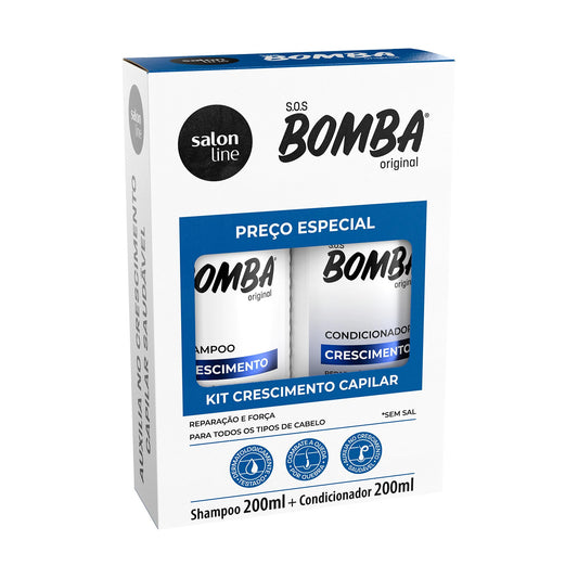 Salon Line "SOS Bomba" KIT Shampoo + Conditioner - 200ml each