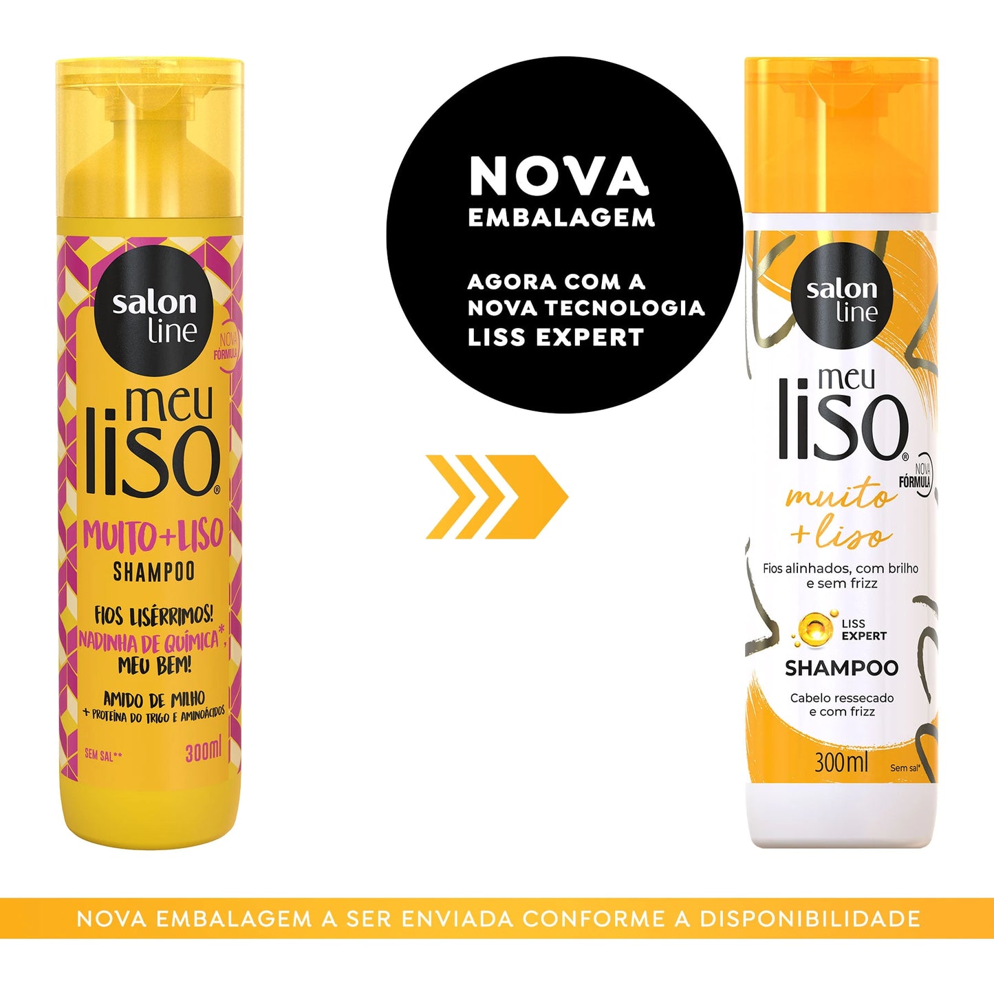 Salon Line "Meu Liso Muito+Liso" Shampoo - 300ml