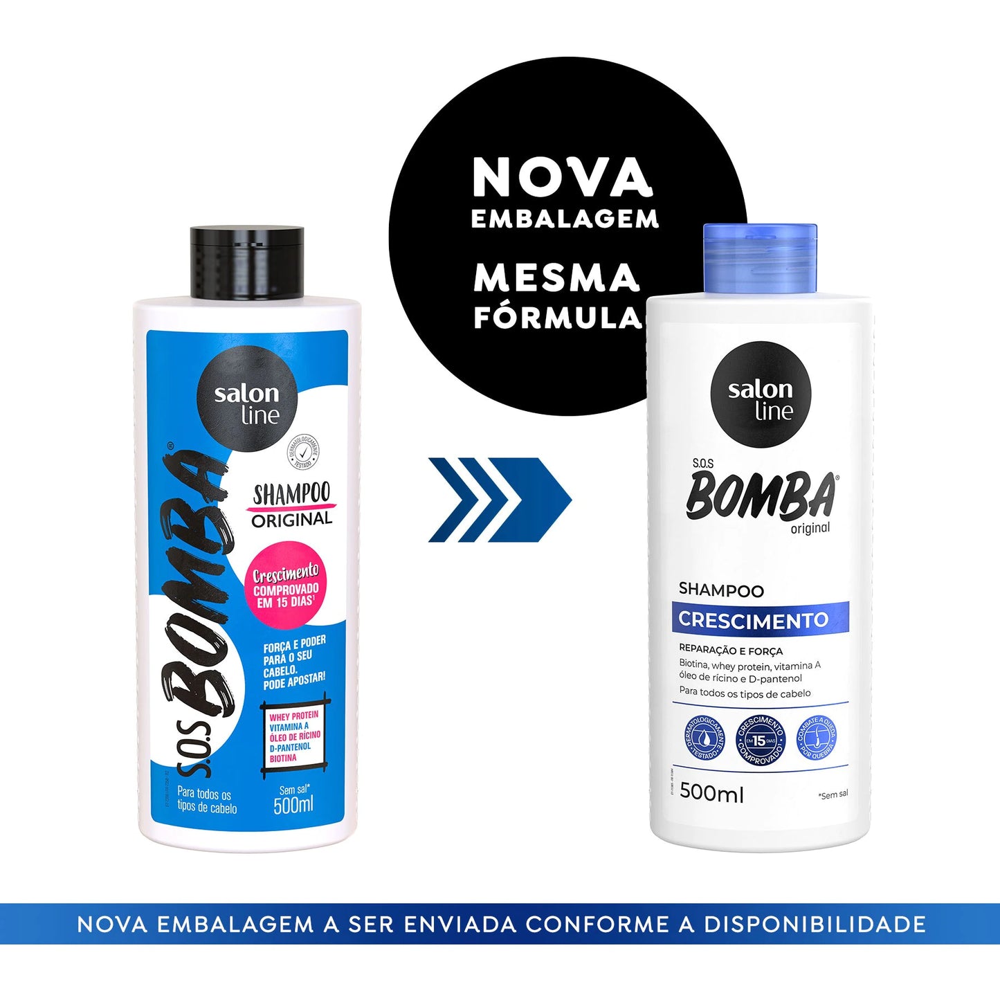 Salon Line "SOS Bomba" Shampoo - 500ml