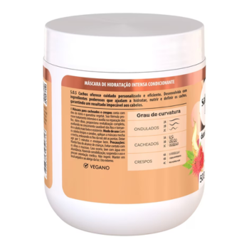 Salon Line "SOS Cachos" Castor Oil and Keratin Hydration Mask - 500g