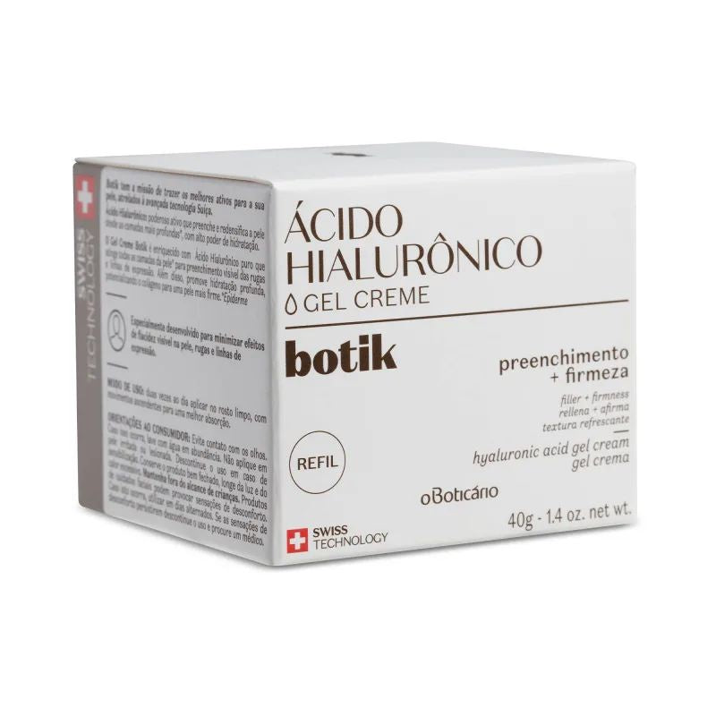 Botik Hyaluronic Acid Cream Facial Moisturizer Refil - 40g