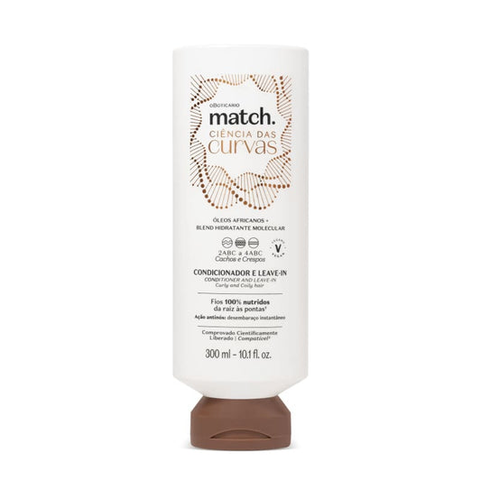 Match. | Curve Science Match Conditioner And Leave-In, 300 Ml