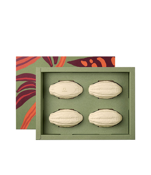 Natura Ekos Cacau Creamy Bar Soap Set – Nourishing Moisturizing Soap (4 x 100g)