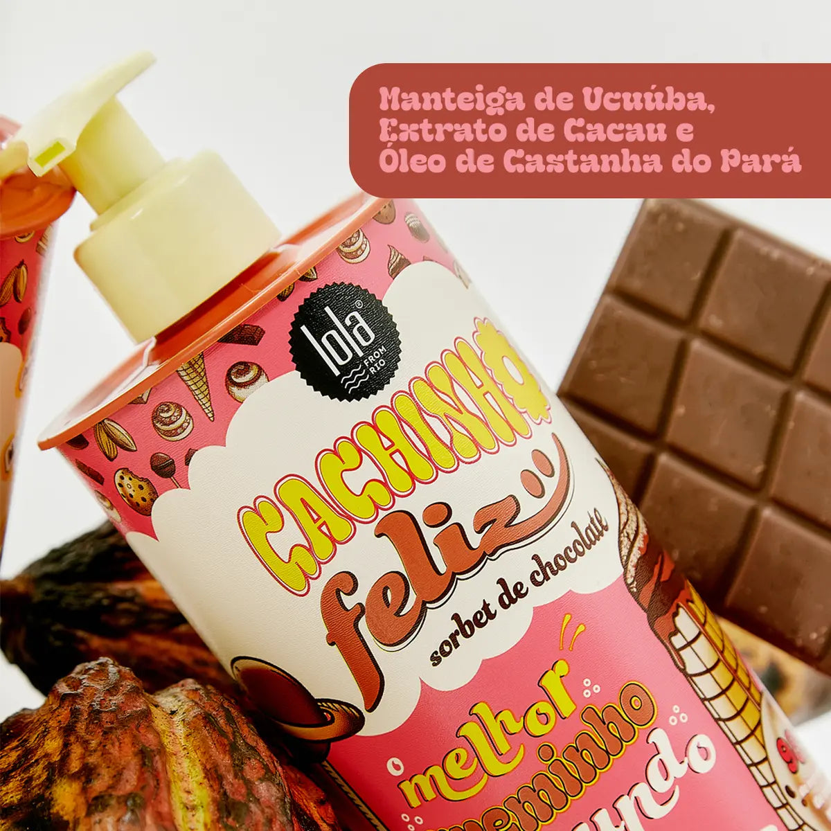 Lola Kids Happy Curl Chocolate Combing Cream 450gm