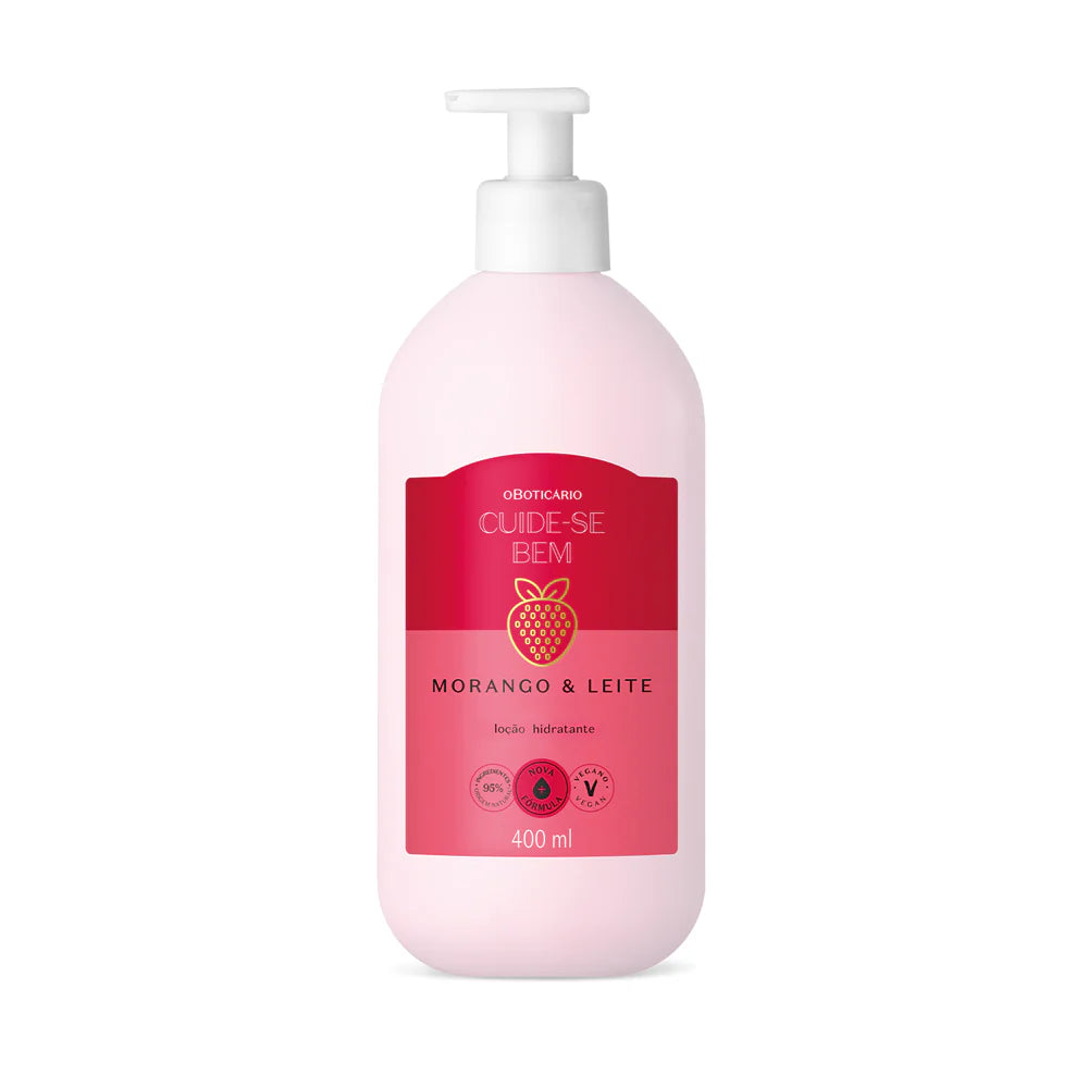 Moisturizing Body Lotion Take Care of Yourself Strawberry and Milk 400ml