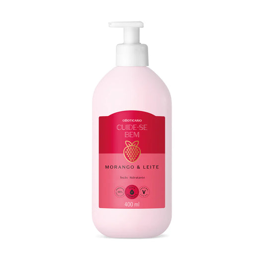 Moisturizing Body Lotion Take Care of Yourself Strawberry and Milk 400ml