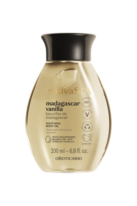 O Boticario Madagascar Vanilla Body Oil - 400ml