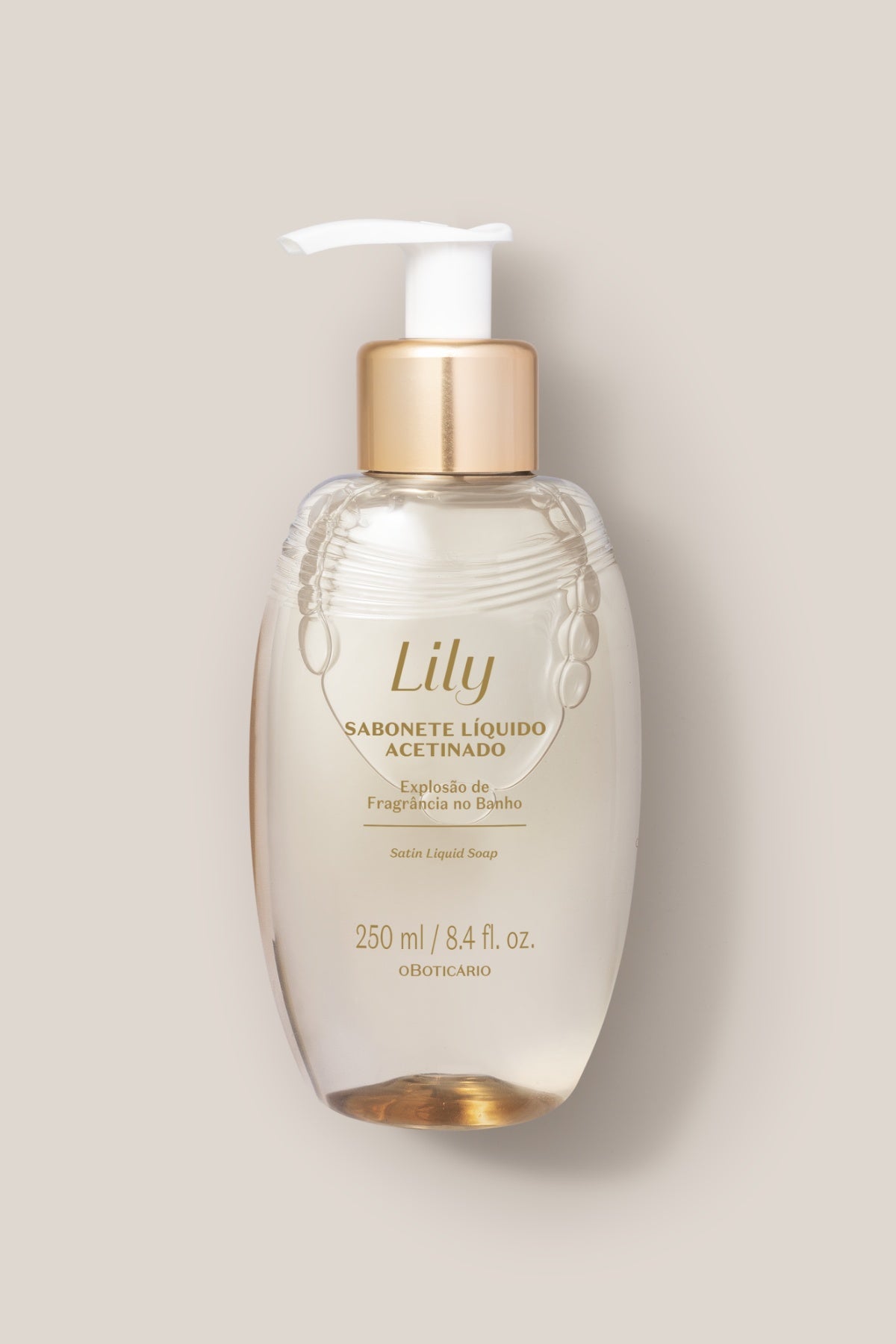 O Boticario Lily Satin Body Wash - 250ml