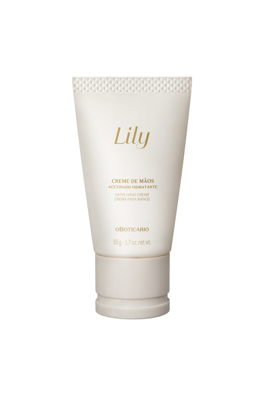 O Boticario Lily Satin Hand Cream - 50g