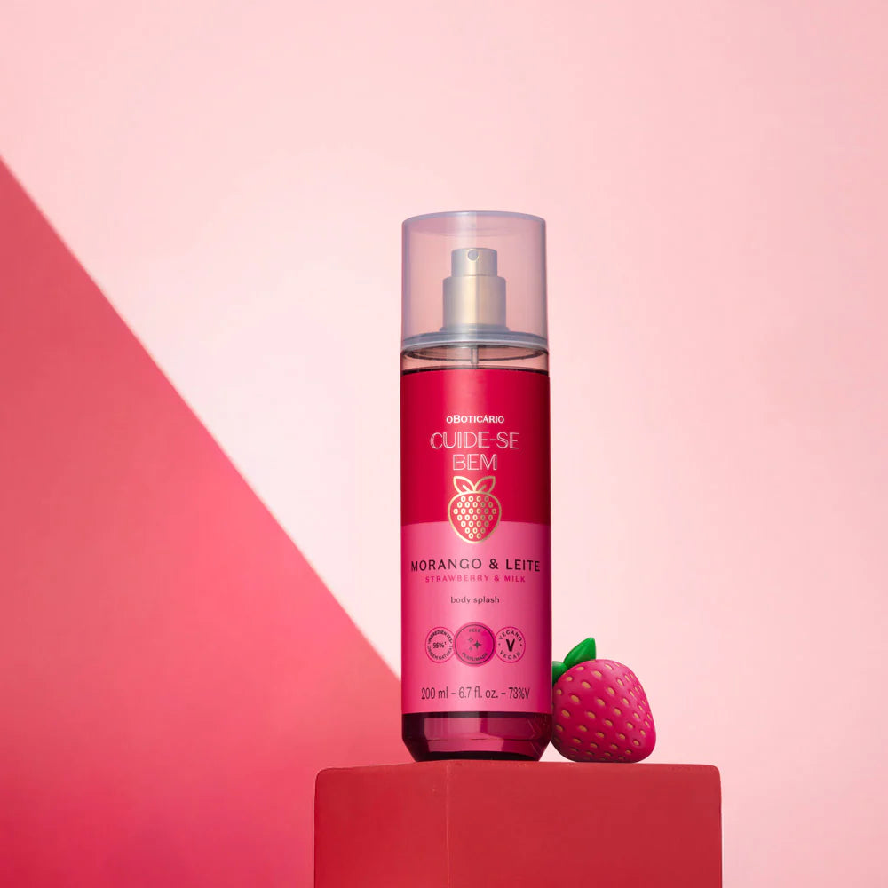 Body Splash Take Care Strawberry and Milk 200ml