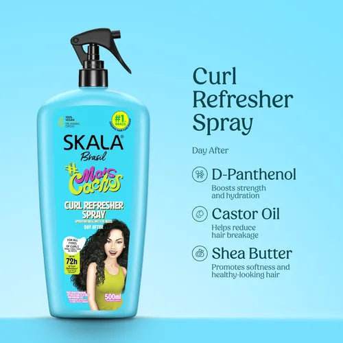 Skala Brasil #Mais Cachos Curl Refresher Spray – 500ml