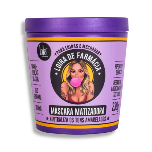 Lola Cosmetics Loira de farmácia - Purple hair mask for Blondes (230g)