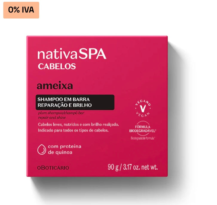 Nativa SPA | Nativa Spa Plum Solid Shampoo, 90g