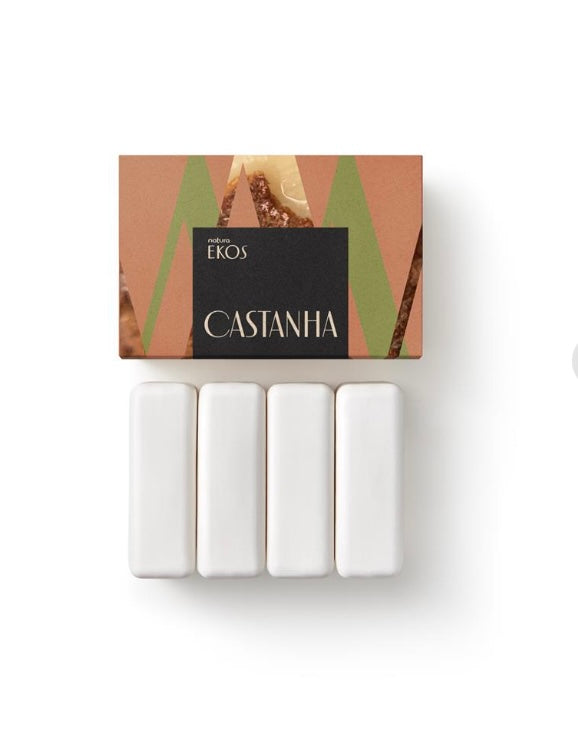 CASTANHA CREAMY SOAP SETS - EKOS - 4X100G