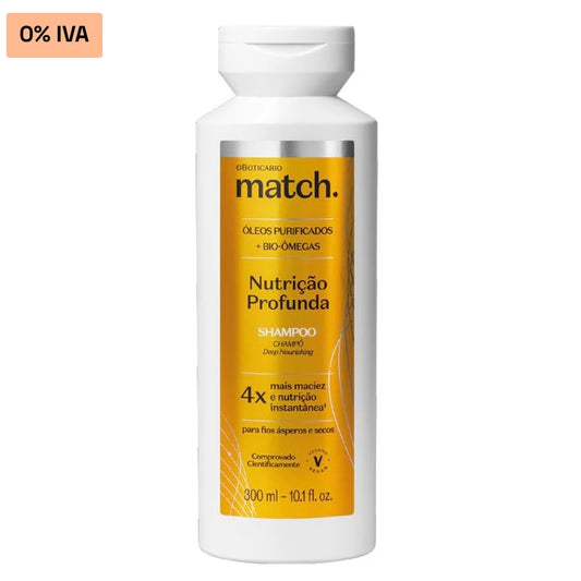 O Boticario Match Nutrition Deep Nourishing Shampoo - 300ml