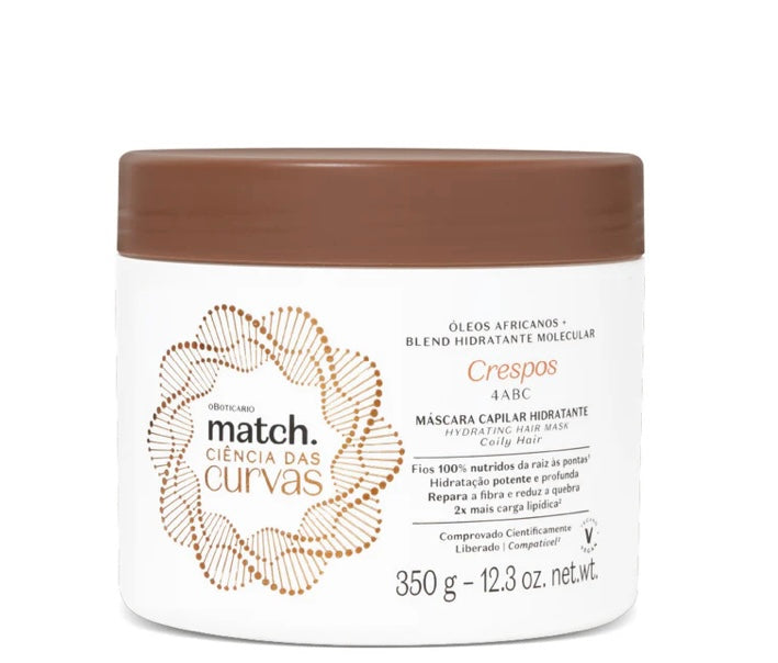 Match. | Curl Science Match Moisturizing Hair Mask For Coily Hair, 350g