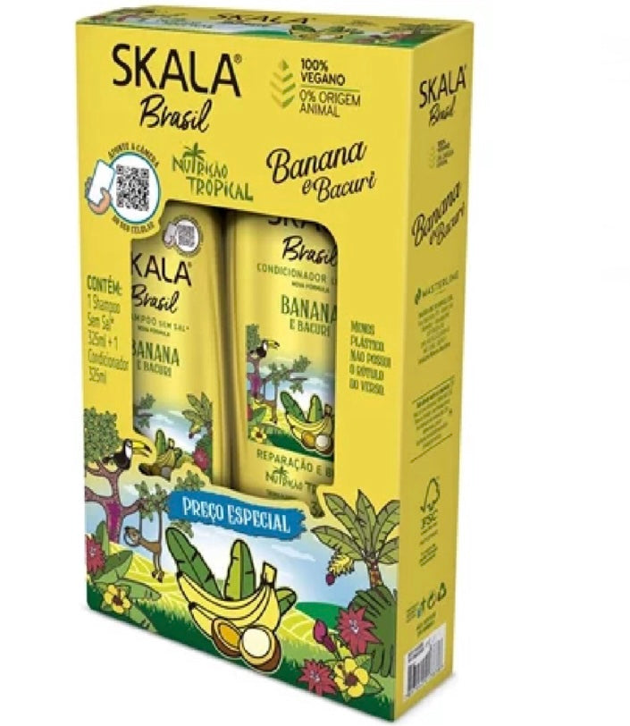 Skala Set Shampoo + Conditioner Banana ans bacuri -325g