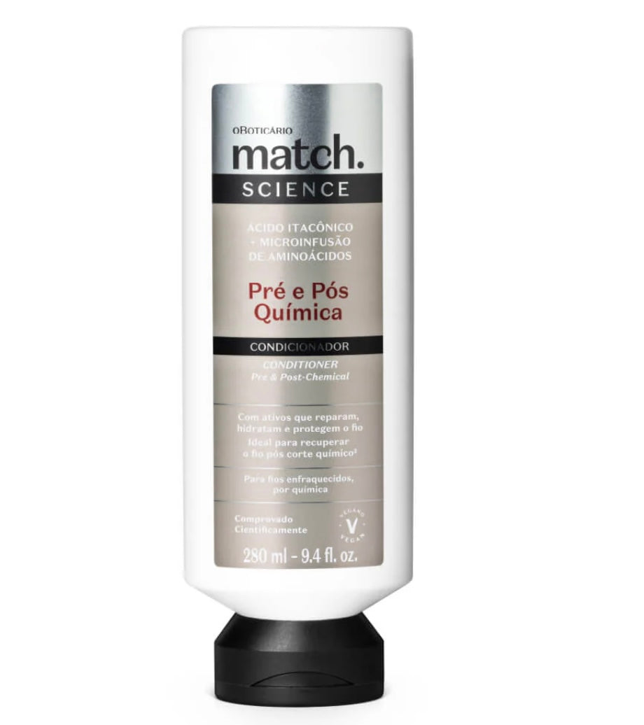 Condicionador Match Science Pre and Post Chemical Treatment - 300ml