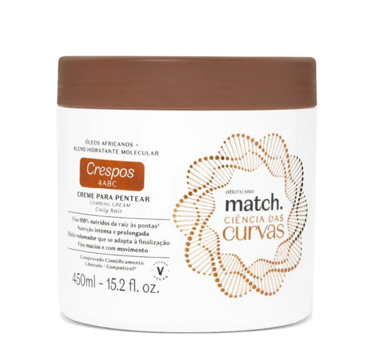 Match. | Curve Science Match Curls Leave-In Conditioner For Coily Hair, 450ml