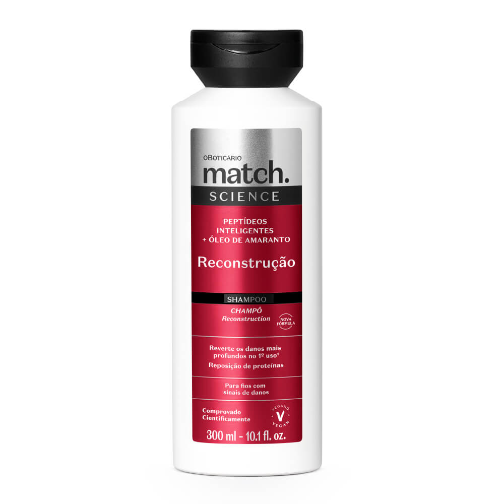 O Boticário | Match Reconstruction Shampoo 300ml
