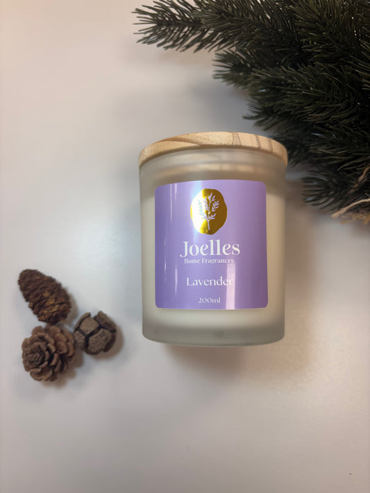 Joelle's lavender  candle