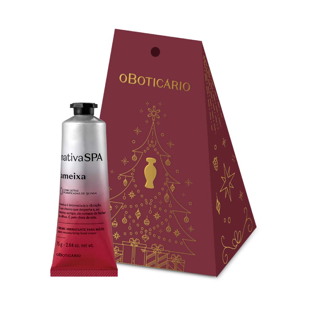 Christmas Gift Set with Plum Hand Cream