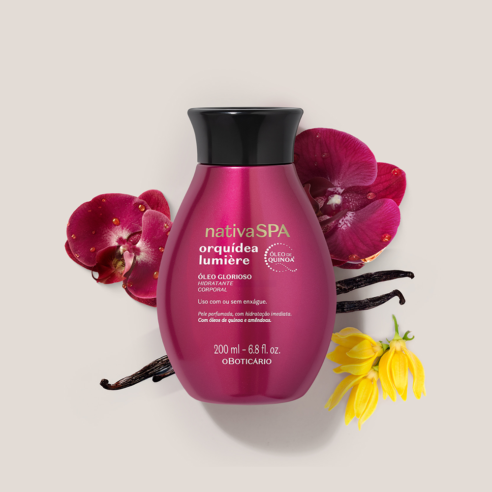 Nativa SPA Glorious Bath Oil Orchid Lumière 200ml
