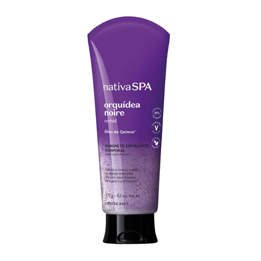 Nativa SPA Orchidée Noire Exfoliating Body Wash - 175ml