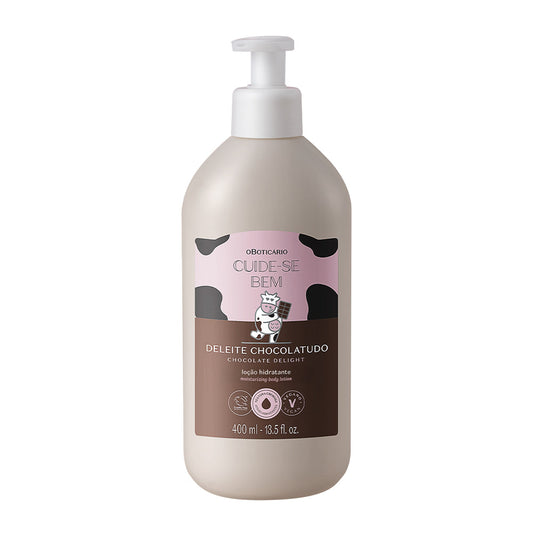 Cuide-se Bem Delight Chocolate Moisturizing Body Lotion 400ml