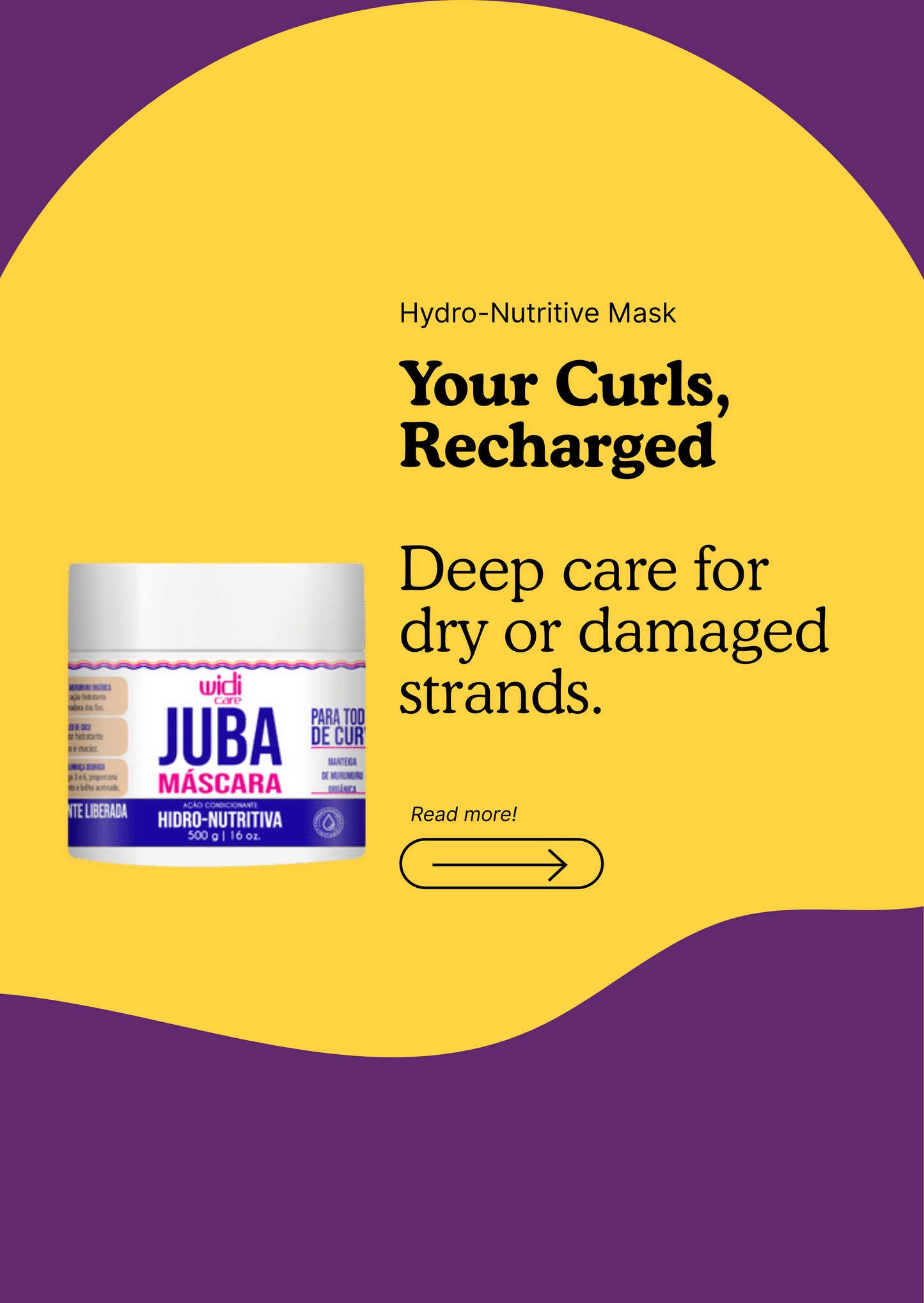 Widi Care Juba Hydro-Nutritive Mask – 500g