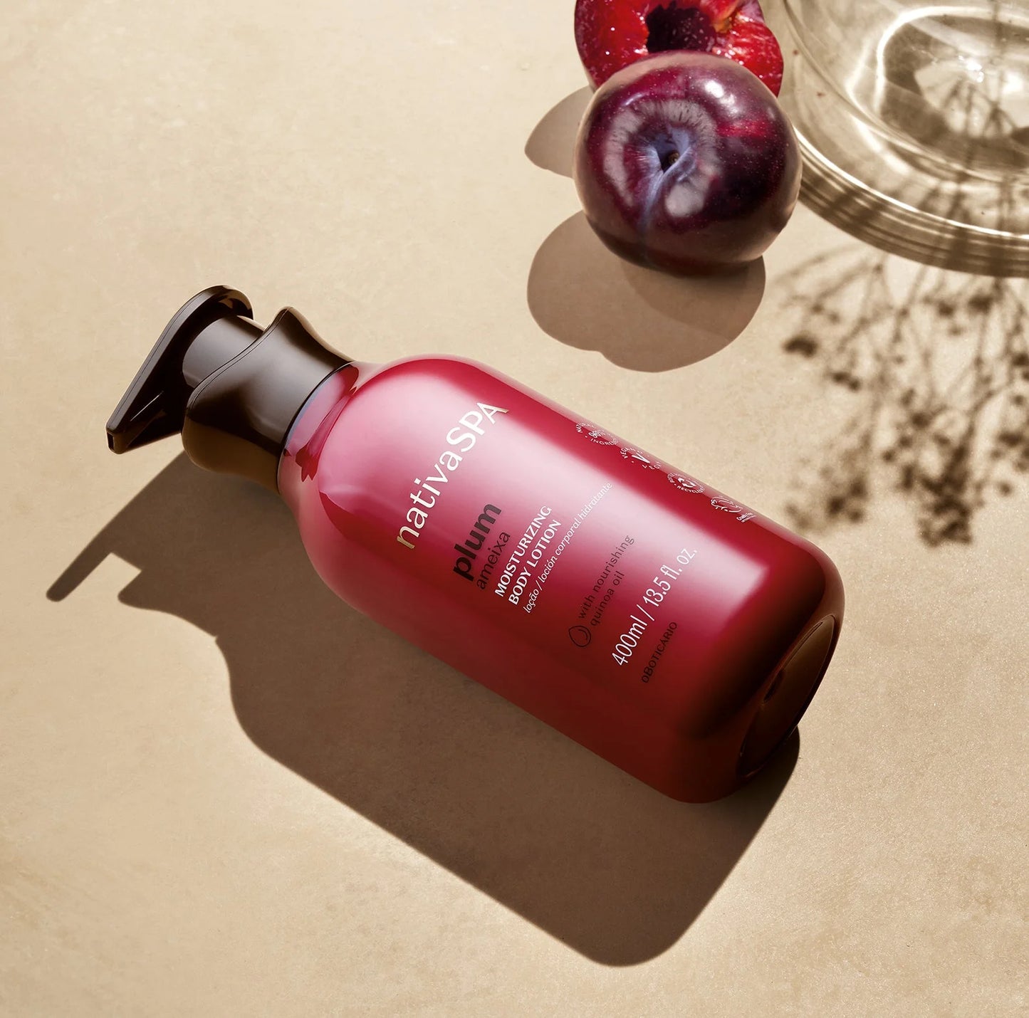 O Boticario Nativa SPA Plum Moisturizing Body Lotion - 400ml