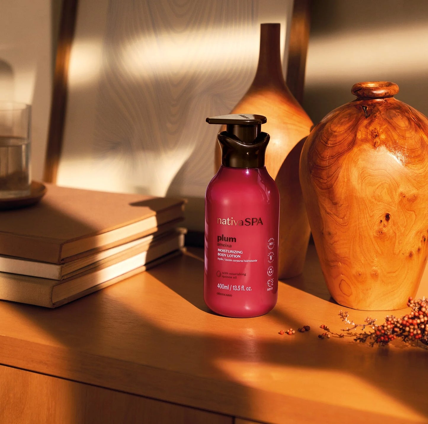 O Boticario Nativa SPA Plum Moisturizing Body Lotion - 400ml