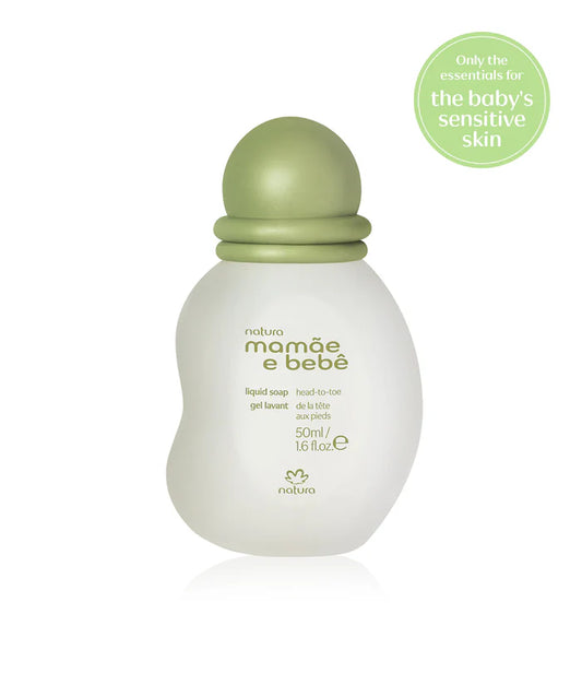 Natura Mamae e Bebe Head to Toe Liquid Soap - 50ml