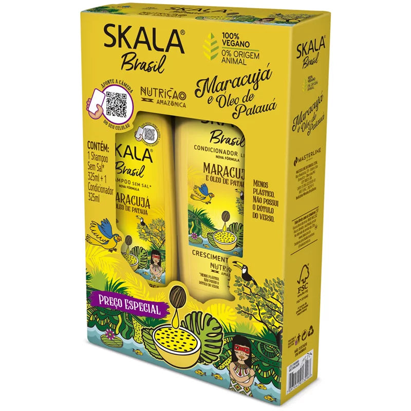 Skala Set Shampoo + Conditioner Passion Fruit and Patua Oil - 325g