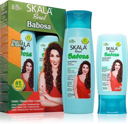 Skala Brasil Babosa Shampoo & Conditioner Kit – 325ml + 200ml